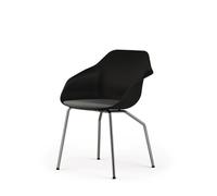 Yonda Universalchair Four-legged chair with metal frame Wilkhahn