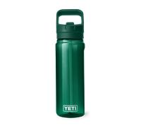 Yonder 750ml Bottle With Straw Cap in Black Forest Green