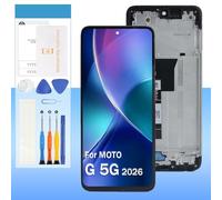 Yondista for Mototola Moto G 5G 2026 Screen Replacement XT2613-1 6.7" LCD Display Touch Digitizer Assembly - OEM - Black Frame