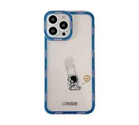 Yonds Queen for iPhone 12 mini Clear Case, Cute Cool Cartoon Swing Astronaut Planet Moon Space Design Stylish Soft TPU Bumper Shockproof Anti-Slip Protector Case (iPhone 12 mini, Clear Swing)
