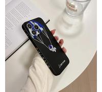 Yonds Queen for iPhone 14 Cute Case, Cool Cartoon Astronaut Space Rocket Moon Design Stylish Soft TPU Bumper Shockproof Anti-Slip Protector Case (iPhone 14, Flying)