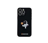 Yonds Queen for iPhone 15 Pro Cute Case, Cool Cartoon Astronaut Space Planet Moon Design Stylish Soft TPU Bumper Shockproof Anti-Slip Protector Case (iPhone 15 Pro, Planet)