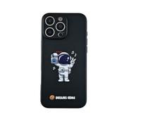 Yonds Queen for iPhone 16 Pro Cute Case, Cool Cartoon Astronaut Space Planet Rocket Design Stylish Bumper Cover Soft TPU Protective Anti-Slip Shockproof Fashion Case(iPhone 16 Pro, Audio)