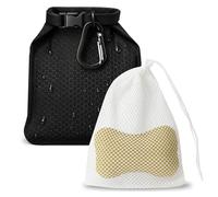 YONEEKSS Travel Soap Bag, Waterproof Leakproof Soap Bar Case with Soap Bubble Mesh Bag, Quick Drying Soap Container, Holder Soap Box for Soap Bars Shampoo Bars for Travel, Camping, Outdoor（Without Soa