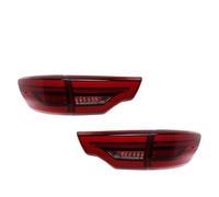 yoneleu Back Beam Compatible With Toyota For Highlander Taillights 2015-2021 Tail Lamp Dynamic Turn Signal Light Car Taillights Assembly(Red)