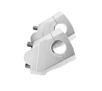 yoneleu C Compatible With R850R For F800ST 22mm Handlebar Riser Bar Mount Handle Clamp Motorcycle Accessories Handbar Riser(22mm Silver)