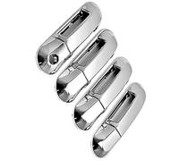 yoneleu Car Door Handle Cover Compatible with for Explorer 2002 2003 2004 2005 2006 2007 2008 2009 2010 Chrome 4 Doors Handle Cover Side Door Handle Decorative Kit