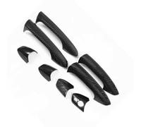 yoneleu Car Door Handle Cover Compatible with Mercedes-Benz for C117 for X156 for W176 Modified Exterior Door Handle Decoration Bright Strips Right Drive Car Handle Cover