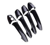 yoneleu Car Door Handle Cover Compatible with Mercedes for Benz for W212 for X204 Left Drive Exterior Door Handle Cover Trim Cap Set Car Exterior Car Door Handle Cover