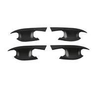 yoneleu Car Door Handle Cover Compatible with SsangYong for KGM for Torres for J100 2023 2024 2025 Car Exterior Door Handle Decorative Frame Handle Decorative Shell(Matte Black)