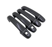 yoneleu Car Door Handle Cover Compatible with Toyota for Succeed 2002-2020 Car Outer Door Handle Cover Trim Style Cap Stickers Accessories Car Exterior Door Handle Cover(2 Keyhole 4 Door)