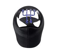 yoneleu Compatible with Dacia for Logan 2004 2005 2006 2007 2008 2009 2010 2011 2012 Car Styling 5 for Speed Manual Gear Shift Knob Shifter Lever Blue