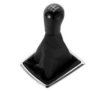 yoneleu Compatible with for Focus 2 for MK2 2005 2006 2007 2008 Car Styling Gear Shift Knob Lever Gaitor Shifter Boot Cover Case Universal Knob(Black)