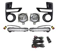 yoneleu fog lamp assembly Compatible With Toyota For Raize 2020 2021 2022 Bumper Fog Lamps Daytime Running Light DRL Driving Daylight With Wire Switch Cover