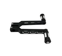 yoneleu Moto Front Footpeg For Road For King For Glide For Tour For Glide 1988-2025 Motorcycle Heel Toe Gear Shift Lever W/Shift Peg Universal Modified Parts Accessories(Black)