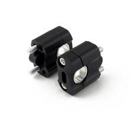 yoneleu Moto Handlebar Riser Compatible With Suzuki For Bandit For 600 Motorcycle Aluminium 22mm 28mm Handlebar Mounts Riser Fat Bar Motorbike Handle Bar Riser(Black)