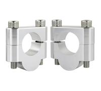 yoneleu Moto Handlebar Riser Compatible With TT-R125 2005-2016 For TT-R230 2005-2024 For XT225 2000-2007 Motorcycle Dirt Bike Handlebar Riser Motorbike Handlebar Riser(20mm Silver)