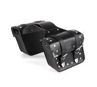 yoneleu Motorbike Saddle Bags Compatible with Chopper 2pcs Motorcycle Saddlebags Waterproof Motorbike Side Bag Tool Bags Left Right Pouch Storage Accessories
