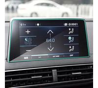 yoneleu Navigation Screen Film Compatible With Peugeot For 3008 5008 3008GT 4008 2017 2018 Car GPS Navigation LCD Screen Tempered Glass Screen Protector Film