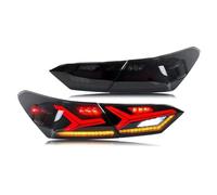 yoneleu Rear Lamp Compatible With Toyota For Camry Taillights 2018-2022 Tail Lamp Dynamic Turn Signal Light Car Taillights Assembly(Smoke)