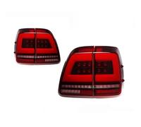 yoneleu Rear Lamp Compatible With Toyota For Land For Cruiser LC100 Taillights 1998-2007 Tail Lamp Dynamic Turn Signal Light Car Taillights Assembly(Red)