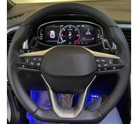yoneleu Shift Paddle Compatible with Seat for Alhambra for Ateca 2016-2023 for Arona 2018-2023 Car Steering Wheel Paddle Shifter Extension Aluminum Shift Paddle Parts(Silver)