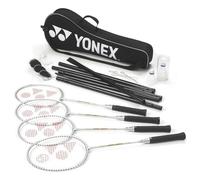 Yonex 4 Player Badminton Racket Net Shuttlecock Bag Set