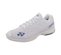 YONEX Aerus Z2 Men Ultralight Men's Badminton Shoes with Power Cushion+ Cushioning, White Blue, 8 UK