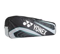 YONEX Badminton Kitbag BT5 | 2 Zipper Compartment for Storage of 3 Rackets and Clothes|, Black/Grey, S, Sporty