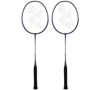 Yonex Badminton Racquet GR 303I Made in India Pack of 2 with Full Cover (Deep Blue/Deep Blue)