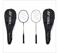 Yonex Badminton Racquet GR 303I Made in India Pack of 2 with Full Cover (Deep Blue/Deep Blue)