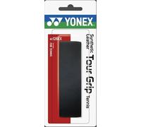 Yonex Tour Grip Tennis Replacement Grip - Super Leather Polyurethane - Pack of 1 (Black)