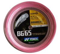 YONEX BG-65 Ti Pink Badminton Coil (200 MTS)