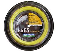 YONEX BG65Ti 200m Badminton String Reel, Lemon Yellow