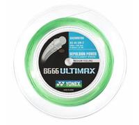 YONEX BG 66 Ultimax Badminton String, Reel (Color Option) (Pastel Green)