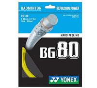 Yonex BG 80 Yellow Badminton Racket String 10M SET
