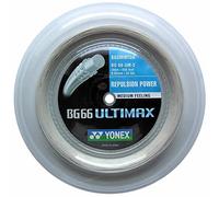 YONEX BG66 Ultimax Badminton String - 200m Reel, Color- White