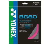 Yonex BG80 Badminton String 10m Set - Neon Pink