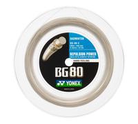 Yonex BG80 Badminton String 200m Reel - White