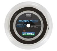 Yonex EXBOLT 65 Badminton String - 200m Reel, Black