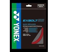 YONEX EXBOLT 65 Badminton Racket String, Gauge 0.65mm,Length 10M / 33FT, Quick Repulsion & Durability Choice of Colors (Red)