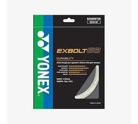 YONEX EXBOLT 68 Badminton String, Gauge 0.68mm Length 10m/33feet, High Power & Durable Choice of Colors (White)