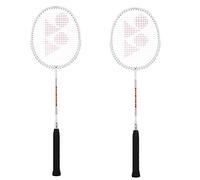 YONEX GR 303i Aluminium Strung Badminton Racket with Full Racket Cover (White) | for Beginners | 83 Grams | High Durability