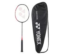 YONEX Graphite Badminton Racquet Astrox Lite Series (G4, 77 Grams, 30 lbs Tension) (Astrox 01 Clear Black Red)