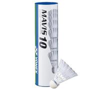Yonex Badminton Shuttlecocks Mavis 10 - Nylon Medium Speed - Tube of 6, Yellow