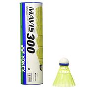 YONEX Mavis 300 Badminton Medium Speed Volant Nylon Shuttlecock, Yellow, 1 Dozen, 2 Tube