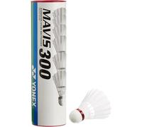 Yonex Mavis 300 Nylon Shuttlecock (Pack of 6) White/Red One Size