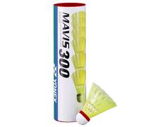 Yonex Mavis 300 Shuttlecock (Pack Of 6) Yellow/red (One Size)