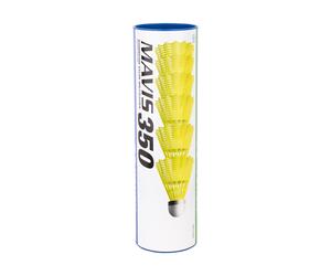 Yonex Mavis 350 – Tube of 6 Yellow Medium