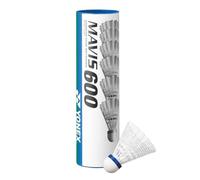 Plastic Badminton Shuttlecock Mavis 600 X 6 - White